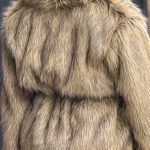 کت خز گرگی قهوه ایی